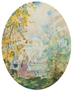 Somov, Konstantin Andreyevich - Russian peasants