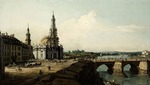 Bellotto, Bernardo - Dresden seen from the left banks of the river Elbe