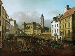Bellotto, Bernardo - Freyung in Vienna, View from the southeast