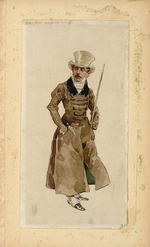 Hohenstein, Adolfo - Figure with face of Giacomo Puccini
