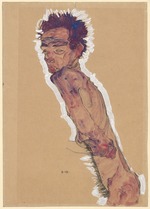 Schiele, Egon - Nude Self-Portrait