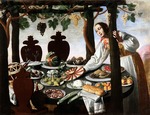 Anonymous - Woman covering the table