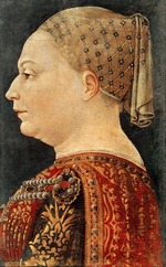 Bembo, Bonifacio - Portrait of Bianca Maria Sforza (1425-1468)