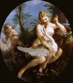 Natoire, Charles Joseph - Leda and the Swan