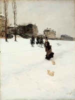 De Nittis, Giuseppe - On the snow