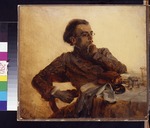 Menzel, Adolph Friedrich, von - Richard Menzel, painter's brother at breakfast