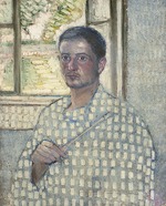 Baranov-Rossiné, Vladimir Davidovich - Self-portrait with brush