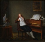 Danloux, Henri-Pierre - Portrait of the pianist and composer Johann Ladislaus Dussek (1760-1812)