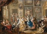 Platzer, Johann Georg - Dancing scene with palace interior 