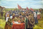 Shestakov, Nikolai Ivanovich - The signing the government bonds