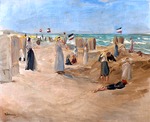 Liebermann, Max - On the Beach at Noordwijk