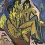 Kirchner, Ernst Ludwig - Artist group (Conversation of the artists)