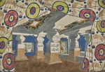 Bakst, Léon - Stage design for the revue Aladin, or the Wonderful Lamp