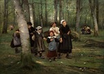 Brozík, Vaclav - Children in the woods