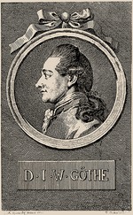 Chodowiecki, Daniel Nikolaus - Portrait of the author Johann Wolfgang von Goethe (1749-1832)