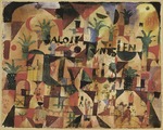Klee, Paul - Salon Tunisien (Traffic on the Boulevard Tunis)