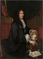 Le Brun, Charles - Portrait of Charles Perrault (1628-1703) 
