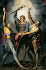 Füssli (Fuseli), Johann Heinrich - The three confederates in the oath on the Rütli