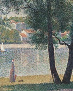 Seurat, Georges Pierre - La Seine à Courbevoie 