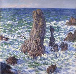Monet, Claude - Les Pyramides de Port-Coton, effet de soleil 