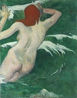 Gauguin, Paul Eugéne Henri - Dans les vagues, ou Ondine (In the Waves or Undine)