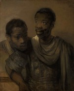 Rembrandt van Rhijn - Two African men