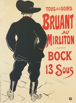 Toulouse-Lautrec, Henri, de - Bruant au Mirliton