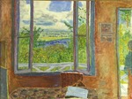 Bonnard, Pierre - Open Window Towards the Seine (Vernon) 