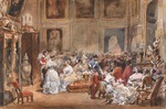 Lami, Eugène Louis - A Soirée by Duke of Orléans (1810-1842) in the Pavillon de Marsan