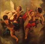 Tiepolo, Giambattista - Cupids with Grapes. Series Four Seasons