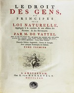 Anonymous - Le droit des gens, ou principes de la loi naturelle, appliqués à la conduite & aux affaires des nations by Emer de Vattel