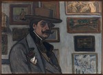 Rippl-Rónai, József - Self-portrait in a brown hat