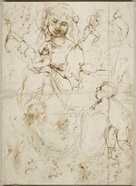 Leonardo da Vinci - Heads and figures