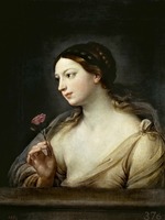 Reni, Guido - Girl with a Rose