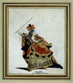 Fesch, Jean-Louis - Médée. Costume design for the opera Thésée by Jean-Baptiste Lully