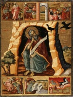 Anonymous - The Prophet Elijah in the Wilderness with Scenes from His Life