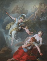 Suvée, Joseph-Benoît - Battle of Minerva Against Mars