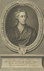 Picart, Bernard - Portrait of the physician and philosopher John Locke (1632-1704)