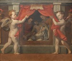 Santi di Tito - Pietà with two cherubim