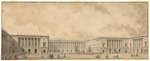 Durameau, Louis Jacques - First reconstruction project of the Palace of Versailles presented to King Louis XVI
