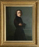 Lehmann, Henri - Portrait of the Composer Franz Liszt (1811-1886)