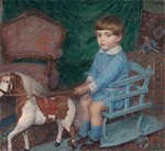 Zabota, Ivan - Child with a Horse Toy
