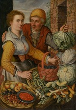 Beuckelaer, Joachim - The fruit and vegetable sellers