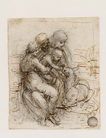 Leonardo da Vinci - The Virgin and Child with Saint Anne (Anna Metterza)