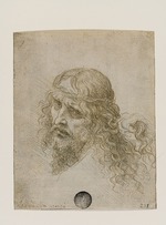 Leonardo da Vinci - Head of Christ Crowned with Thorns