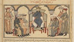 Anonymous - Toghrul III, the last king of the Seljuq Empire. Miniature from Jami' al-tawarikh (Universal History)