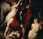 Rubens, Pieter Paul - The Hero of Virtue (Mars), is garlanded by the Goddess of Victory