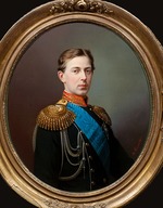 Tyurin, Ivan Alexeevich - Portrait of Tsarevich Nicholas Alexandrovich of Russia (1843-1865)