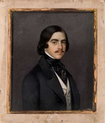 Grünewald, Heinrich Ferdinand - Portrait of Mikhail Alexandrovich Bakunin (1814-1876)