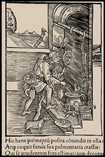 Anonymous - Illustration to the book Ship of Fools by Sebastian Brant